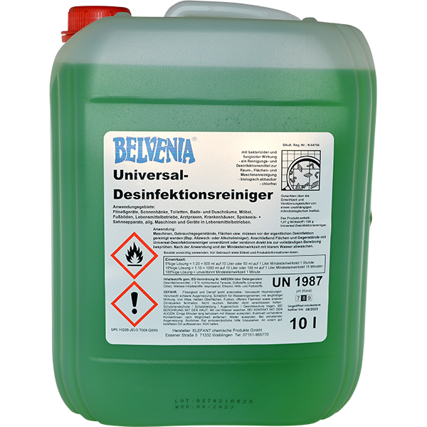 BELVENIA-Universal Desinfektionsreiniger 10 Liter Kanister