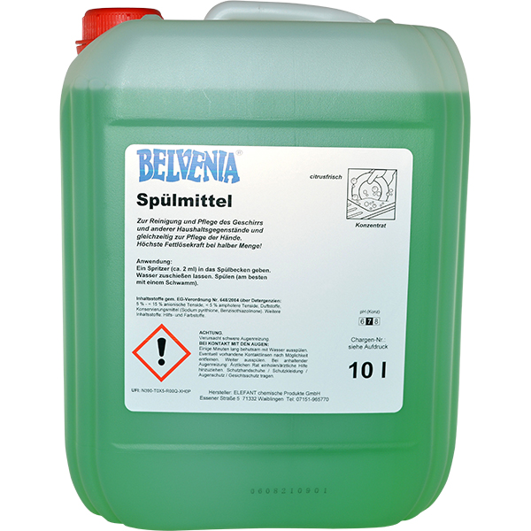 BELVENNIA-Spülmittel 10 Liter Kanister