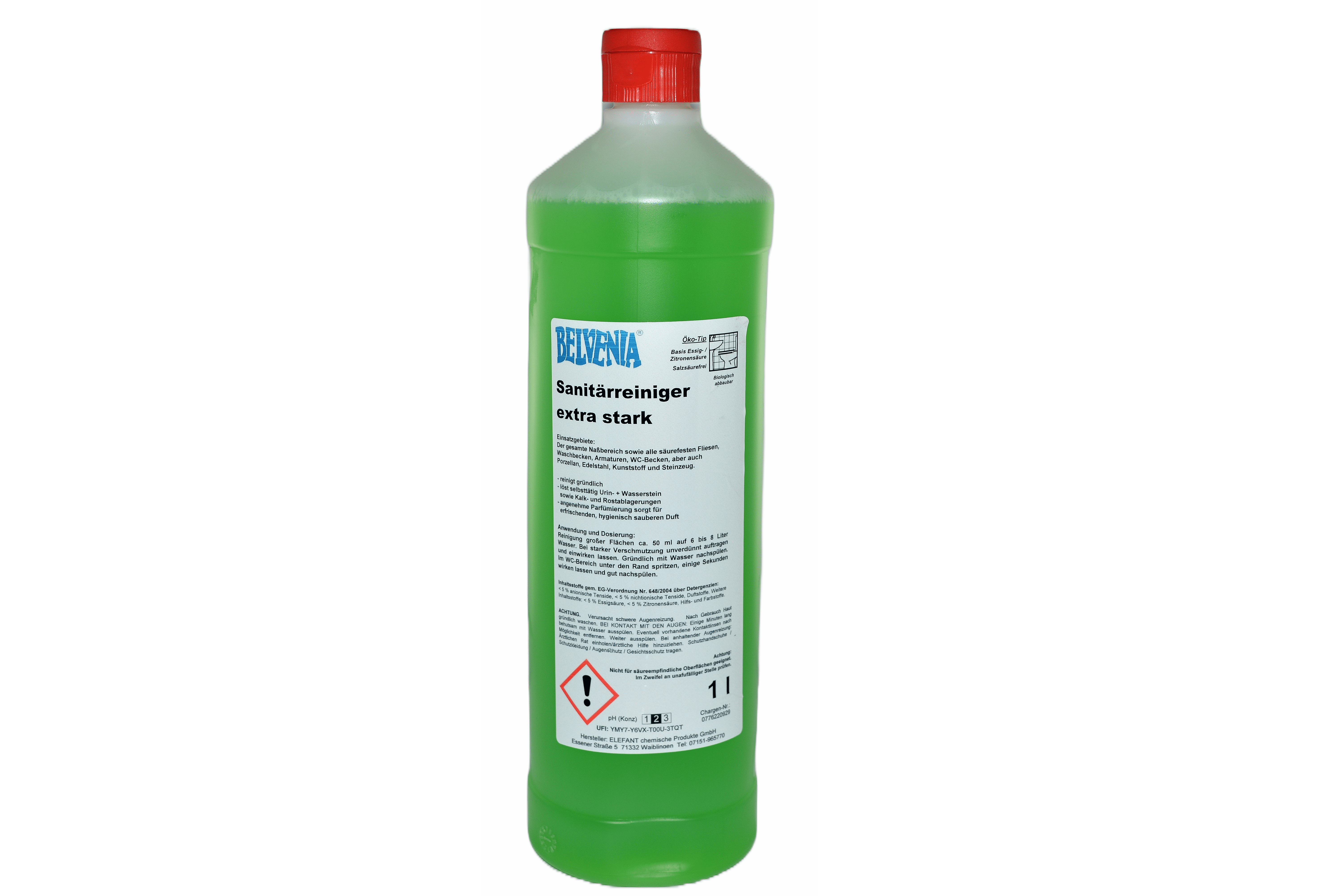 BELVENIA-Sanitärreiniger extra stark 1000 ml Flasche