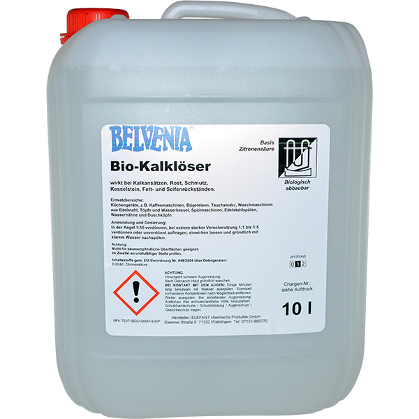 BELVENIA-Bio-Kalklöser 10 Liter Kanister