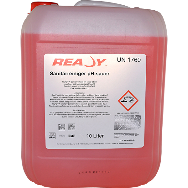 Ready Sanitärreiniger pH-sauer